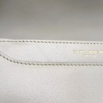 YSL SOLFERINO小号白色牛皮单肩包