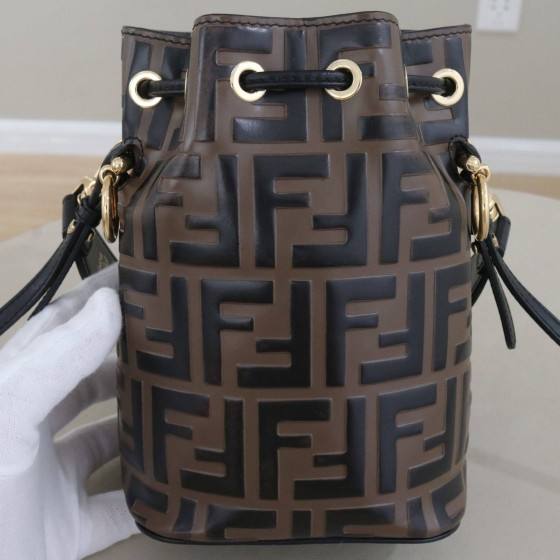 FENDI Mon Tresor Mini Bucket Bag