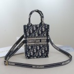 Mini Dior Book Tote with Strap