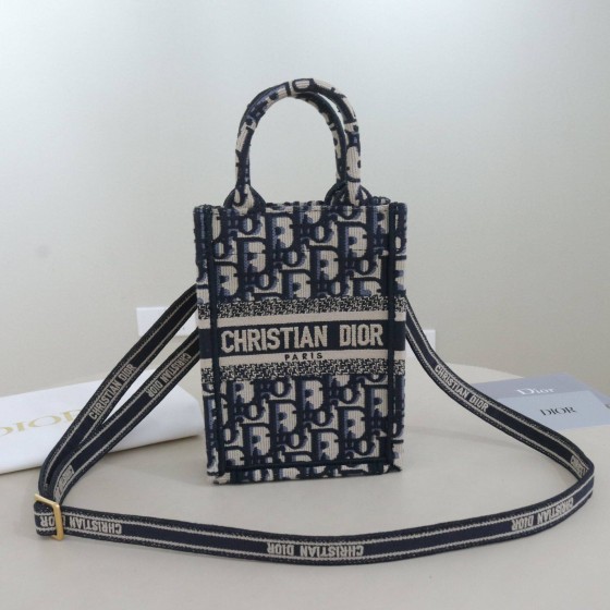 Mini Dior Book Tote with Strap