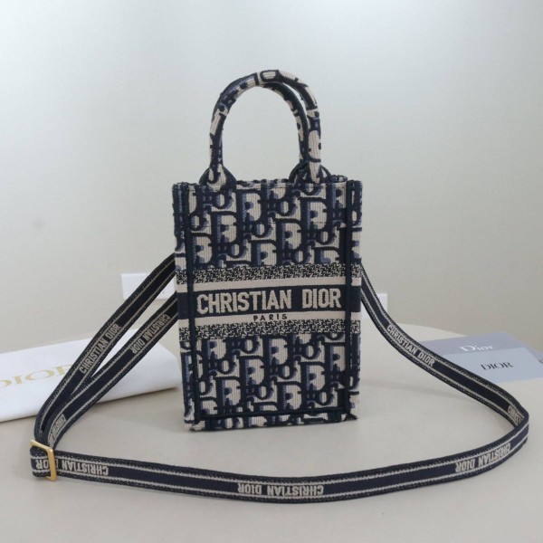 Mini Dior Book Tote with Strap