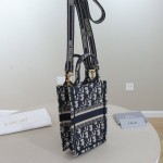 Mini Dior Book Tote with Strap