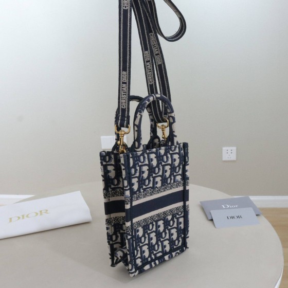 Mini Dior Book Tote with Strap