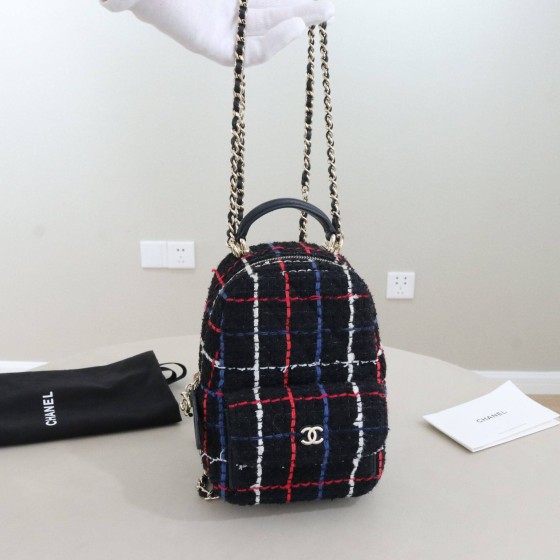 Chanel Classic Mini Tweed Backpack