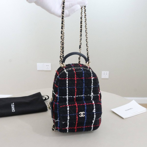Chanel Classic Mini Tweed Backpack