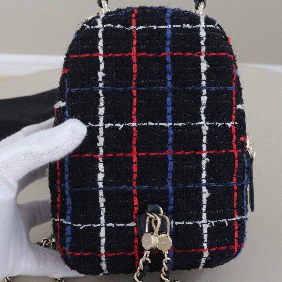 Chanel Classic Mini Tweed Backpack