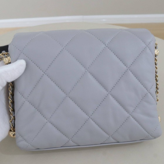 Chanel Mini Classic Flap Bag with Pearl CC Turnlock