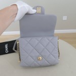 Chanel Mini Classic Flap Bag with Pearl CC Turnlock