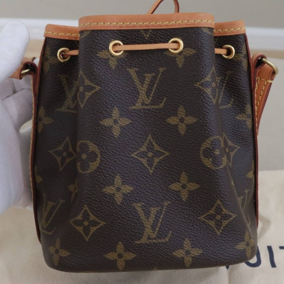 Louis Vuitton Nano Noé Monogram Canvas Bucket Bag