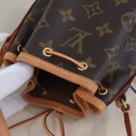 Louis Vuitton Nano Noé Monogram Canvas Bucket Bag