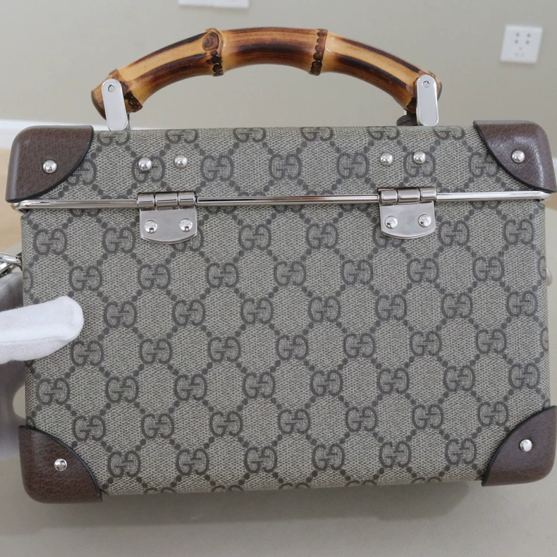 Gucci Globe-Trotter GG Beauty Case (with bamboo handle)