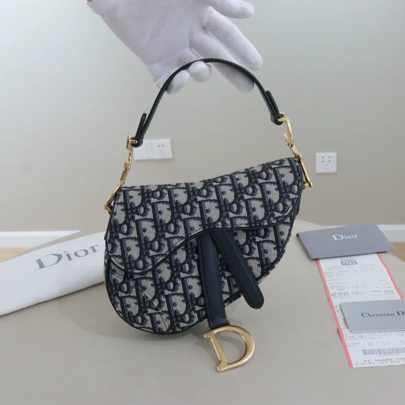Dior  Small Saddle Bag (Dior Oblique Jacquard)