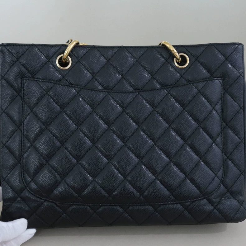Chanel Matelasse Caviar Leather Grand Shopping Tote