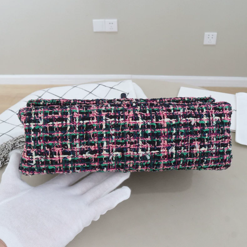 Chanel 2.55 Reissue Multicolor Tweed Flap Chain Bag