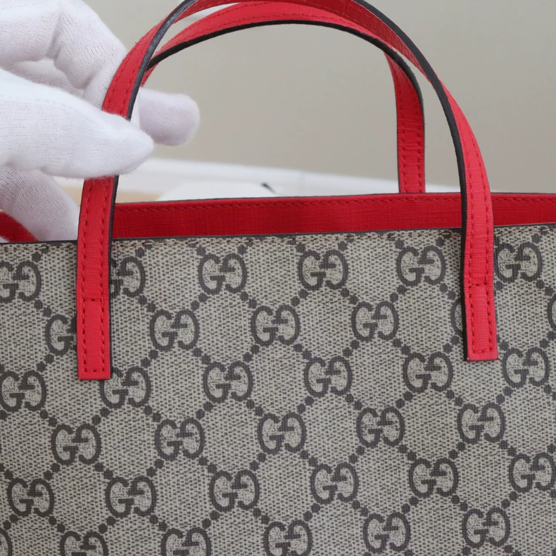 Gucci x Yuko Higuchi Children's GG Supreme Cat Print Tote Bag