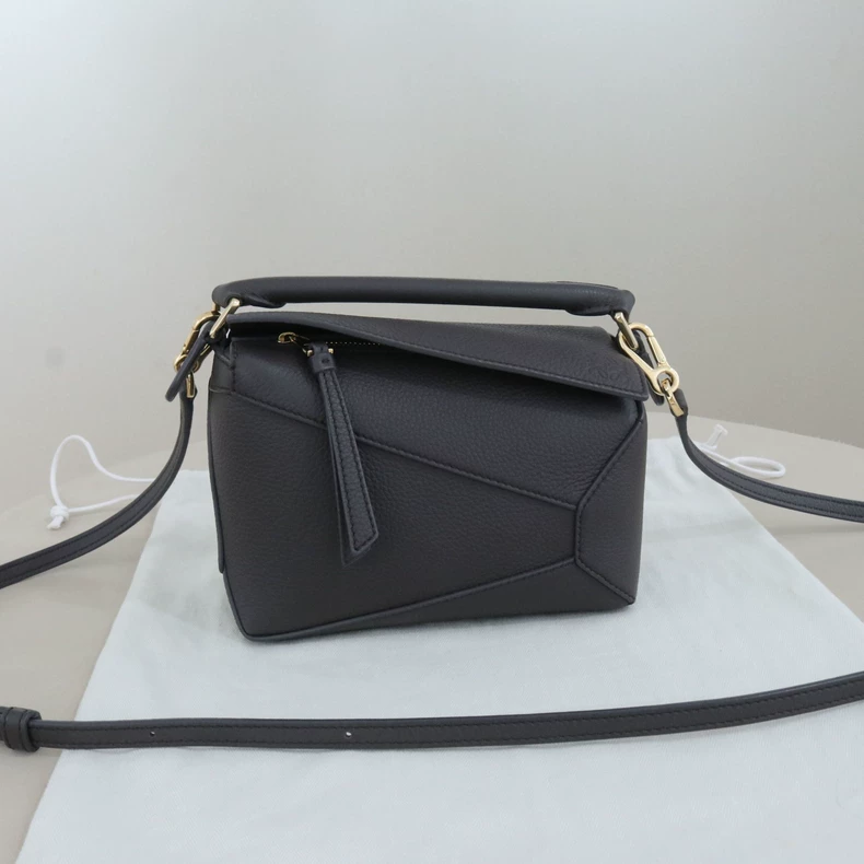 LOEWE Mini Puzzle Edge Bag in Classic Calfskin