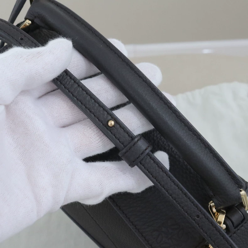 LOEWE Mini Puzzle Edge Bag in Classic Calfskin