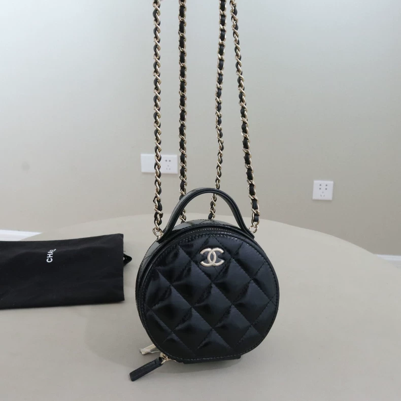 Chanel Mini Round Small Vanity Case