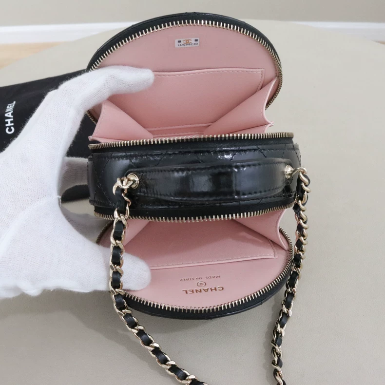 Chanel Mini Round Small Vanity Case