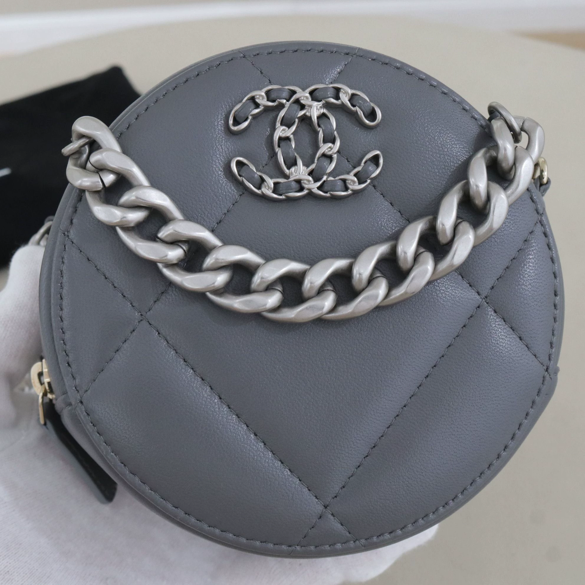 Chanel 19 Round Clutch