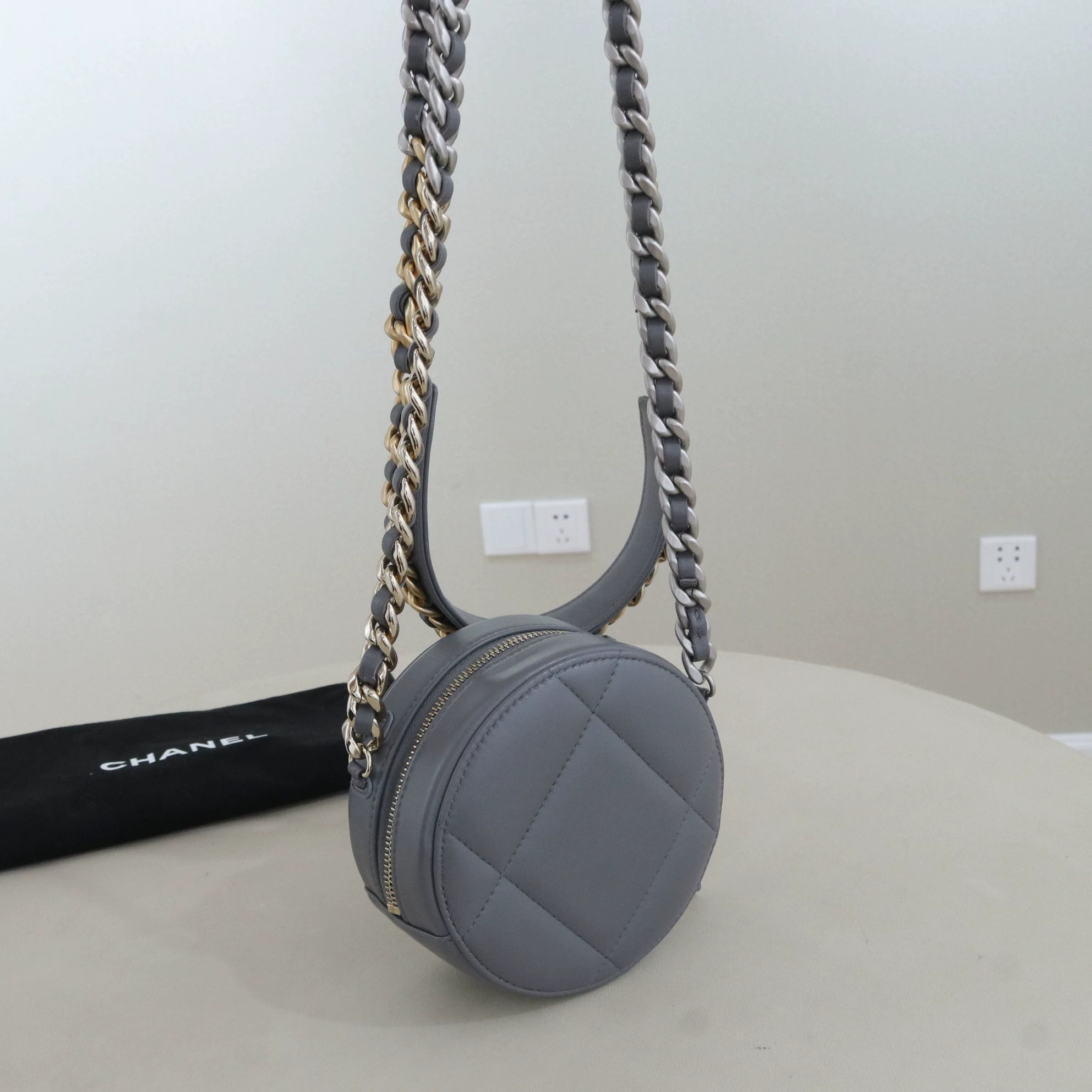 Chanel 19 Round Clutch